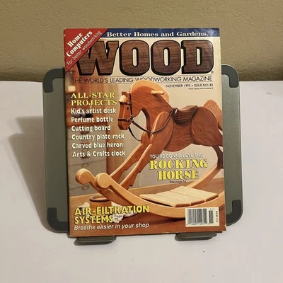 WOOD Magazine Nov 1995 Rocking Horse Project Plans Foto 1 de 4