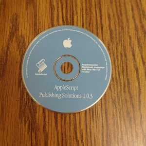 1999 Apple Computer Software Applescript Publishing Solutions 1.0.3 Disc Only - Picture 1 of 1