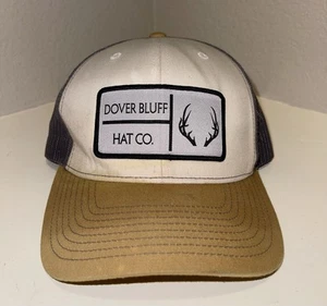 Dover Bluff Hat Company gewebtes Seitengeweih blau & hellbraun - Bild 1 von 6