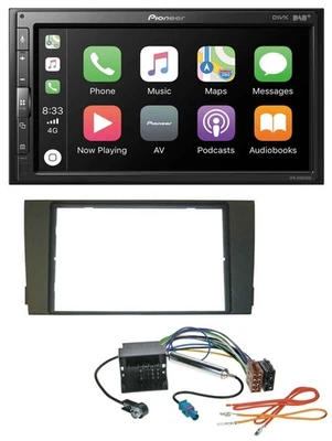 Pioneer USB MP3 DAB 2DIN Bluetooth Autoradio für Audi A6 01-05 C5 Quadlock - Bild 1 von 4
