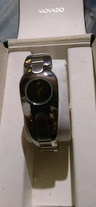RARO Auténtico Reloj Movado Museum Damas 84 A1 1930 Necesita Batería - Imagen 1 de 5