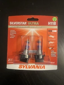 Sylvania Silverstar ULTRA H11B High-Performance Headlight Bulbs - Pair Set - Picture 1 of 2