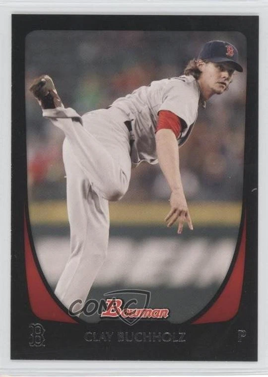 2011 Bowman Topps Vault Blank Back 1/1 Clay Buchholz #130 5qi - Image 1 of 3