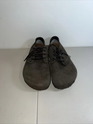 Oxfords Marrón BIRKENSTOCK Gamuza Cuero Comfort 39 EU L8 Hecho en ALEMANIA Foto 1 de 4