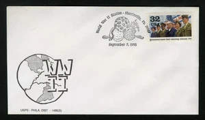 1995 Event Cover WWII World War II Station - Philadelphia, Pennsylvania sc 2981j - Picture 1 of 2
