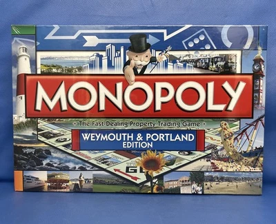 Super Rare Monopoly Weymouth & Portland Edition Hasbro 2012 Game - New Sealed - Image 1 of 4