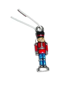 Adorable Nutcracker Prince Soldier Metal Charm for Bracelet - Christmas Charm - Picture 1 of 4