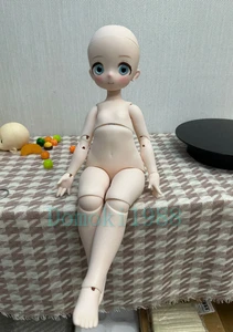 1/4 BJD Doll Girl puyoo kumako egg Normal Skin 10 -Free Face Make UP+Free Eyes - Picture 1 of 12