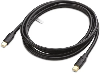 Cable Matters 4K Mini DisplayPort Male to Mini DP Male Black 6 Feet Cable - Image 1 of 4