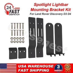US Heavy Duty Roof Mount Light Bar Bracket for Land Rover Discovery 3 4 D3 D4 - Picture 1 of 9