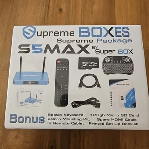 SuperBox S5 Max Smart Media Player 6K Android 12 - Supreme Box - Picture 1 of 7