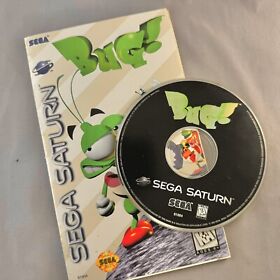 Bug (Sega Saturn, 1995) Disc And Manual