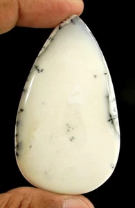 110.95 Ct Natural Dendrite Dendritic Opal Gemstone Cab Wire Wrap Stone - 16169 - Foto 1 di 2