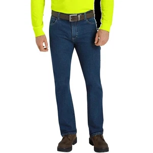 Genuine Dickies Mens Flex Denim Carpenter Jean (Indigo Dark Wash, W40 x L32) - Picture 1 of 2