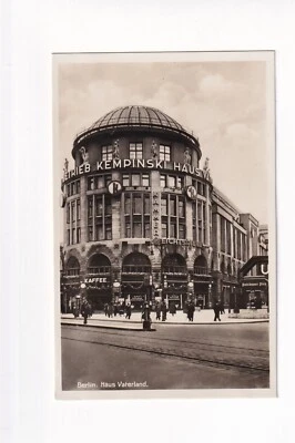 D5615) BERLÍN - Casa PATRIA - Café - Casa Kempinski ¡ANTIGUA! - Imagen 1 de 2