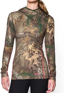 Sudadera con capucha para mujer Under Armour infrarroja control de olor - árbol real - Imagen 1 de 1