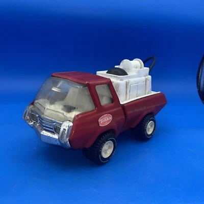 Tonka Fire Pumper Water Truck Black Hose Pressed Steel USA Toy Vintage 1970s - Image 1 of 4