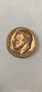 1977 Dime No Mint Liberty On Rim - Picture 1 of 2