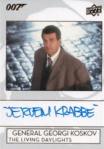 2019 James Bond Collection, Jeroen Krabbe ‘General Georgi’ Autograph Card A-JK