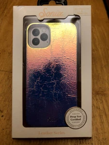 Custodia olografica Sonix per iPhone 11 Pro, X, Xs - serie Glow Leather - Foto 1 di 3