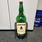 Jameson Irish Whiskey 4.5 Liter Empty Bottle Large w/ Cradle Mancave Bar Decor