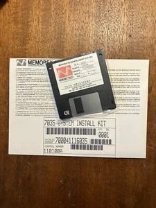 7035 Memorex System Install Kit Floppy Disc VTG Computer Software - Afbeelding 1 van 5