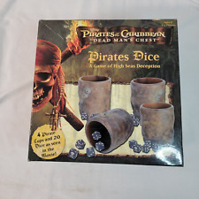 DISNEY PIRATES OF THE CARIBBEAN DEAD MAN'S CHEST PIRATES DICE GAME Pre Owned