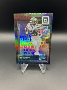 2022 Donruss Optic Breece Hall Black Pandora Prizm Rated Rookie RC #19/25 Jets!!