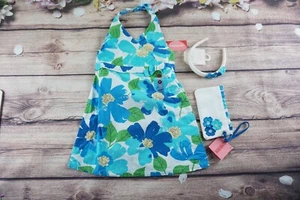 Gymboree Vintage Piscina Fiesta 3T Bebé Niña Vestido Floral, Cartera, Diadema Set Nuevo con Etiquetas - Imagen 1 de 12