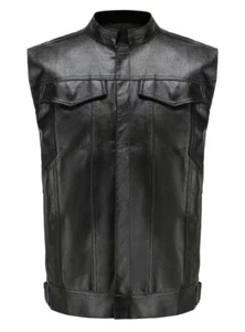 Men's Leather Vest Medium - Picture 1 of 11