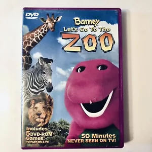 Vintage Barney - “Lets Go to the Zoo” DVD, 2003) Very Good Condition - With Case - Picture 1 of 8