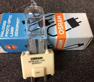 Halogen Foto Optik Lampe 58798 NAED 58794 OSRAM 115W 6,6A GY 9,5 - Bild 1 von 2