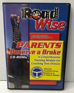 ROAD WISE Presents PARENTS DESERVE A BRAKE Training Teen Drivers CD-ROM - Picture 1 of 4