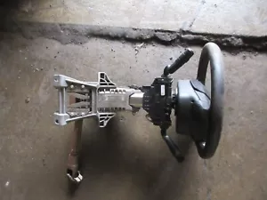 2007 LAND ROVER FREELANDER HSE 5DR MK2 STEERING WHEEL & COLUMN WITH STALKS - Picture 1 of 5