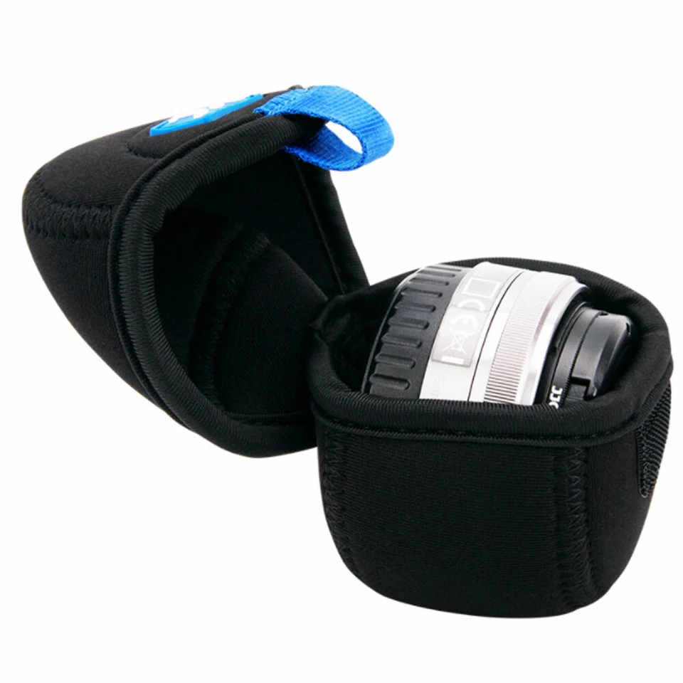 JJC JN-78X118 Mirrorless Lens Pouch Fits lenses 3.1 .6" (Diameter x Length)