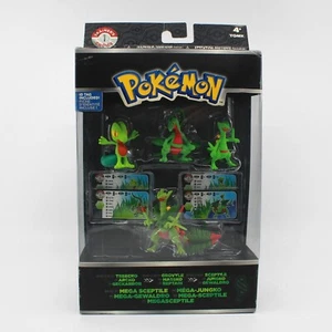 TRAINER'S CHOICE Treecko Grovyle Sceptile & Mega Sceptile - TOMY Figures Set - Picture 1 of 5