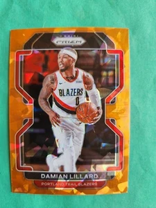 2021-22 Panini Prizm - Damian Lillard #116 Orange Ice Prizm - Picture 1 of 2