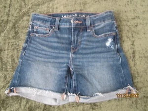 American Eagle The Dream Short MIDI Shorts size 0 NWOT - Picture 1 of 3