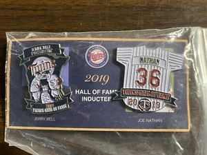 2019 Minnesota Twins Jerry Bell Joe Nathan Hall of Fame Pin SGA - Picture 1 of 1
