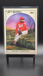 2023 Topps X Bob Ross Joy Of Baseball Alexis Diaz #85 Cincinnati Reds - Picture 1 of 2