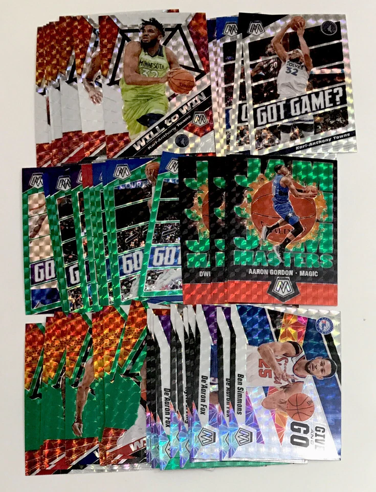 2019-20 Mosaic Basketball Silver Green Prizm Parallel Insert Card You Pick PYC! - Image 1 of 1