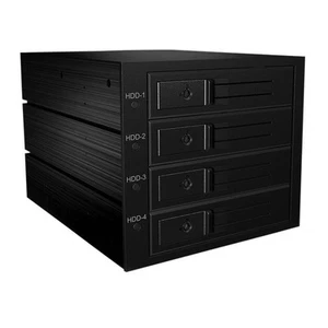 ICY BOX IB-564SSK Backplane für 4x 3,5" SATA / SAS HDD in 3x 5,25" Einbauschacht - Bild 1 von 5