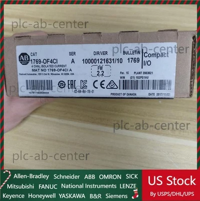 New AB 1769-OF4CI CompactLogix 4 Pt A/O Current Module 1769OF4CI US Free Tax - Image 1 of 4