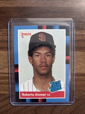 Roberto Alomar Donruss Rookie Mint Condition - Image 1 of 2