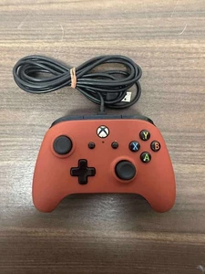 PowerA Matte Red Wired Controller For Xbox One Very Good 5E - Picture 1 of 3