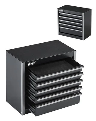 VEVOR Tool Box 8.6-inch Portable Metal Tool Box with 5 Drawers Tool Organizer - Image 1 of 4