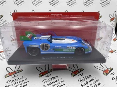 DIE CAST 1/24 " MATRA SIMCA MS670 - 1972 " 24H LE MANS TEST HACHETTE - Immagine 1 di 4