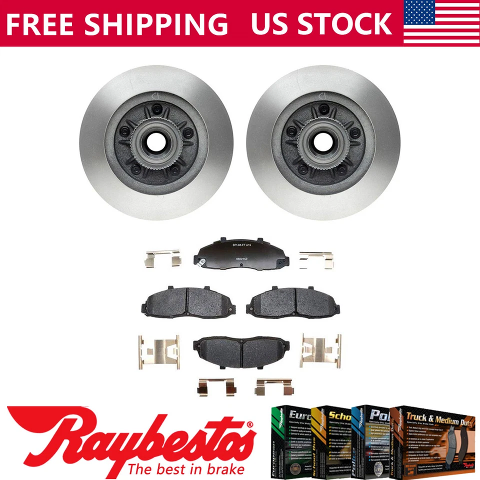 前套件制动转子和轮毂及陶瓷刹车片适用于 2002 年林肯 Blackwood — 第 1/4 张图片