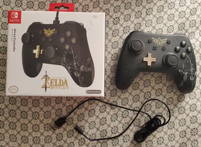 Controlador PowerA con cable Nintendo Switch Zelda Breath of the Wild, ¡gran forma! Foto 1 de 4