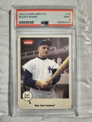 Fleer Greats Roger Maris 2002 #38 PSA 9 Foto 1 de 2